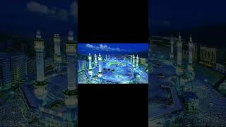 View of Masjidil Haram from sky, beautiful kabah #fyp #madina #beautiful #makkah #drone #dream