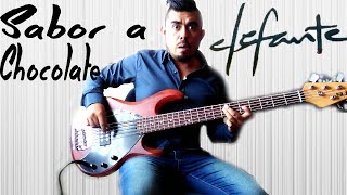 Video thumbnail of "Sabor a Chocolate - Elefante - (cover Bajo) Tab Original - Funny Bass Cover!!"