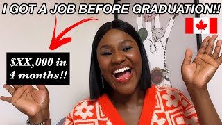 How I GOT a JOB OFFER as an International Student in Canada / Can Students pay their tuition?