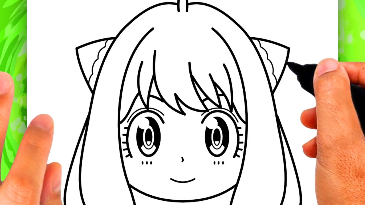 Comment dessiner anya forger facilement tuto de dessin de anya