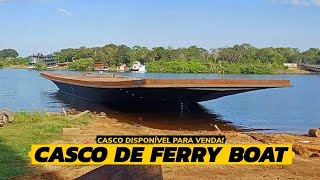 CASCO PERFEITO DE FERRY BOAT DISPONÍVEL PARA VENDA.