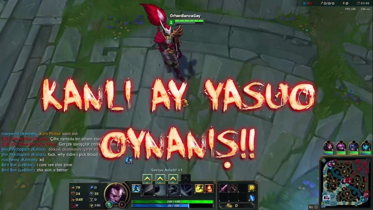 KANLI AY YASUO | MİD | LOL | YASUO OYNANIŞ - YouTube