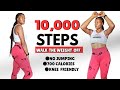Easy 10,000 STEPS WALKING WORKOUT ON LAZY DAYS | 700 CAL*