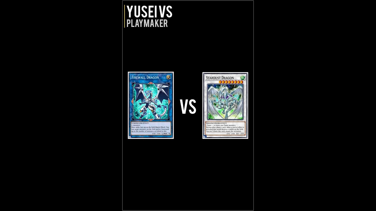 Yugioh Duel Links - Yusei Vs Playmaker x Stardust Dragon Vs Firewall Dragon