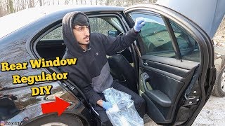 How To Replace BMW E46 Rear Window Regulator