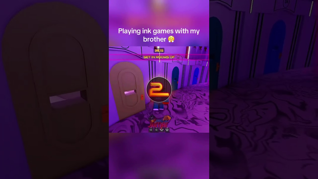 Playing ink games with my brother 😤