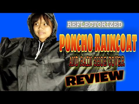REFLECTORIZED PONCHO RAINCOAT