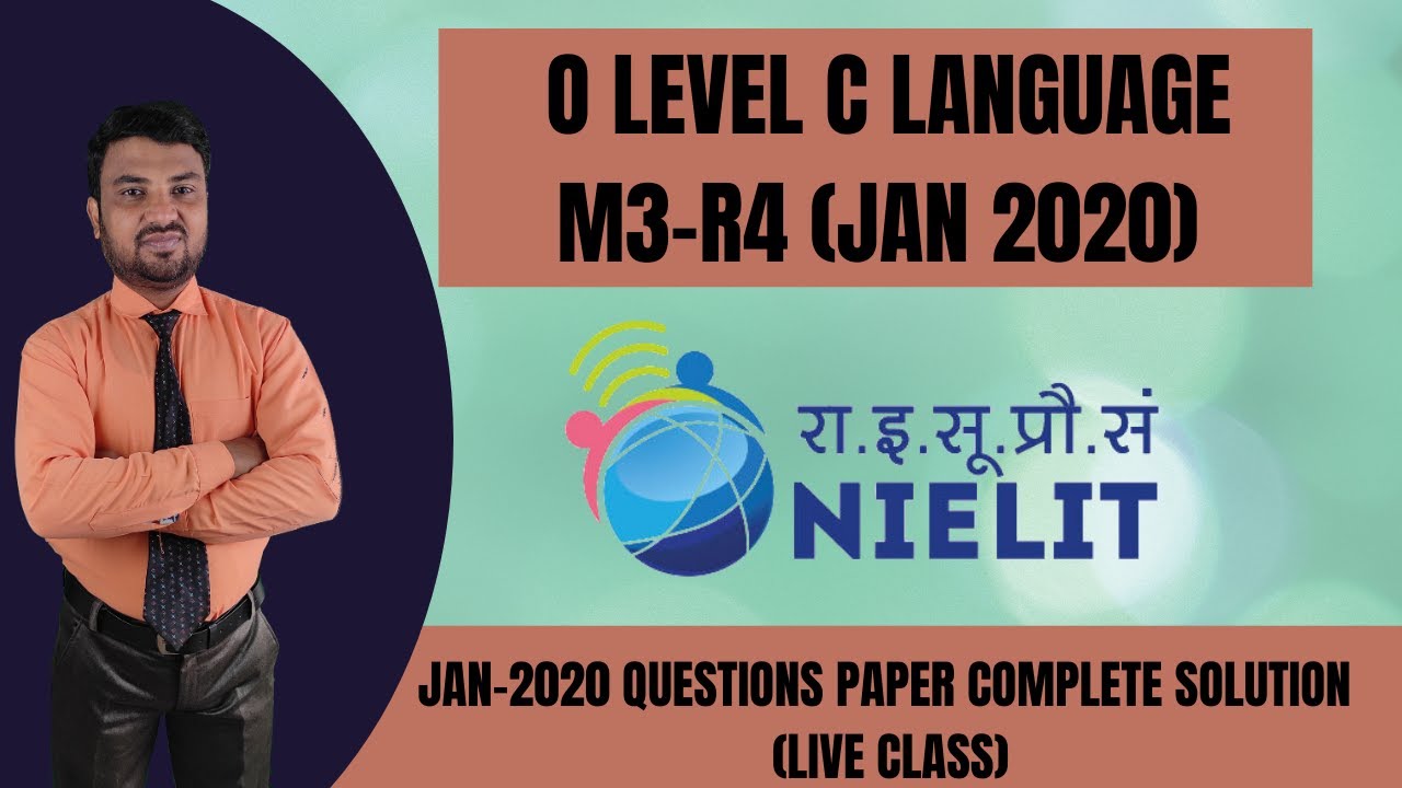 O Level Jan Exam guess paper || O Level C solved paper  || C programming | techy adesh