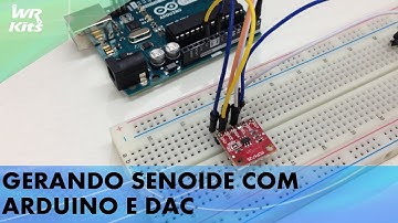 GERANDO SENOIDE COM ARDUINO E DAC MCP4725