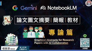 善用NotebookLM打造專業論文圖文摘要GA+簡報PPT及教材備課 #NotebookLM #ppt #graphicsdesign #graphic abstract #infographic