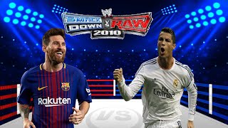 WWE SVR 2010 (PS2) - Cristiano Ronaldo vs Lionel Messi (Especial De Dia Das Crianças)