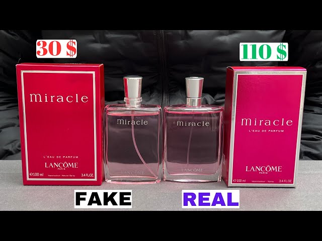 Fake vs Real Lancome Miracle Perfume YouTube