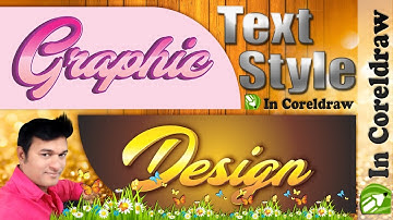 3d Text Styling in Coreldraw | Text Emboss in Coreldraw | Bevel Effect in Coreldraw