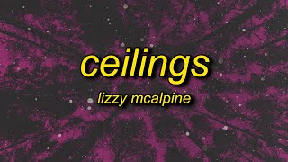 Lizzy McAlpine - ceilings (sped up/tiktok version) Lyrics | but it's over and you're driving me home Resimi