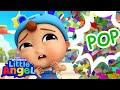 Blowing Up Song 🎈| Little Angel And Friends Kid Songs