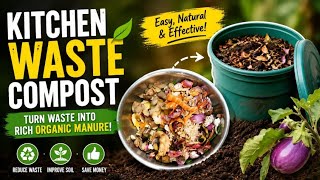 Convert kitchen waste into compost,give nutrition to all plants#beautyofgardening #gardening#compost