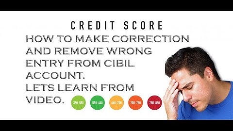 HOW TO MAKE CORRECTION AND REMOVE WRONG ENTRY FROM CIBIL ACCOUNT LETS LEARN FROM Technical Foodie