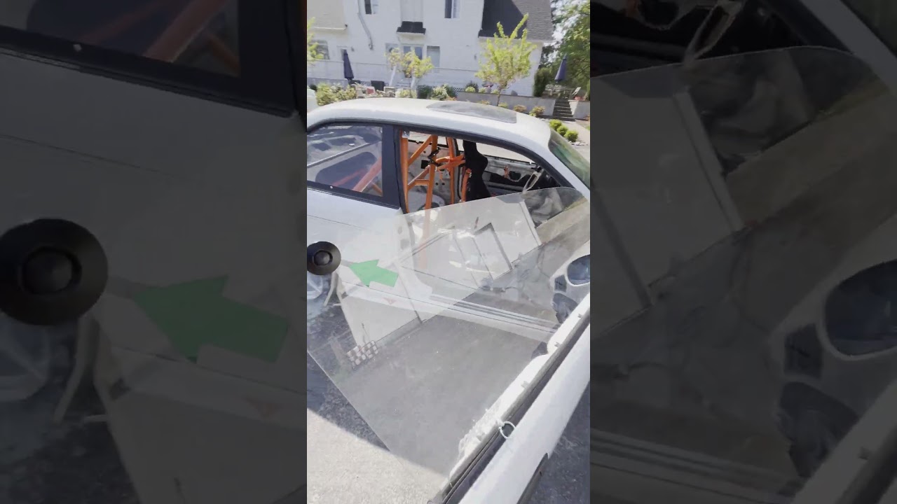 Condor Speed Shop e36 coupe polycarbonate windows attachment solution