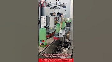 Fully Auto 4 Head Filling Tracking Line with Capping Machine #foryou #viral #viralvideo#viralshorts