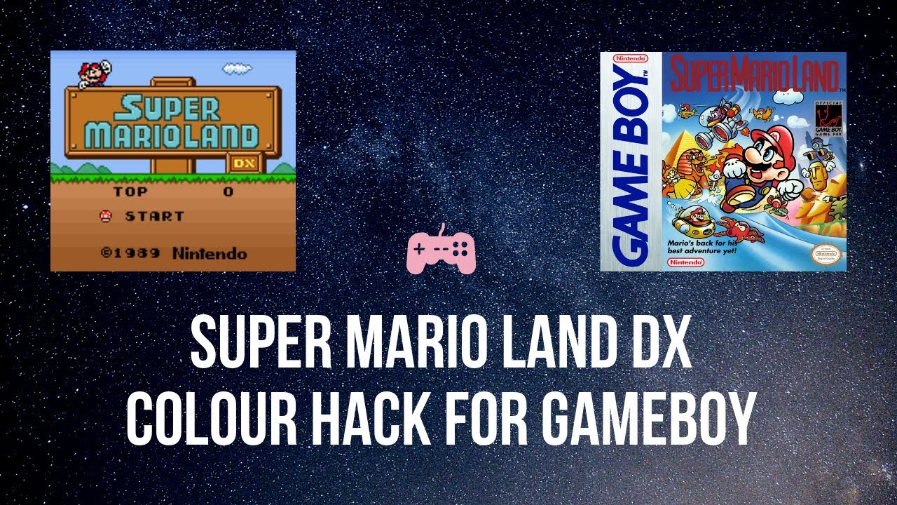 Super Mario Land DX | Colour ROM hack on Gameboy | Let's Play - YouTube