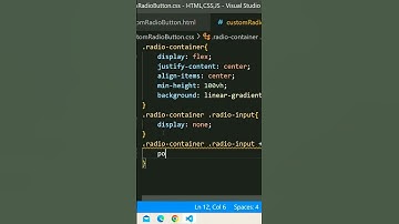 How to create Pure CSS Custom Radio Button