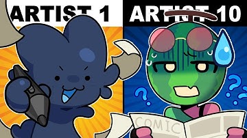 10 ARTISTS Make A COMIC Without COMMUNICATING!? | 3