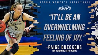 UConn star Paige Bueckers talks about her return to the court | SNY