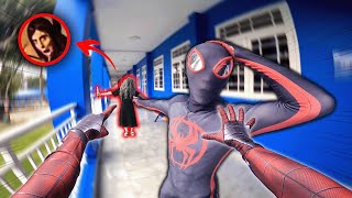 “Spider-Man on the Run from Sebian!”😱🏃🏻‍➡️☠️ (FUNNY VIDEO)