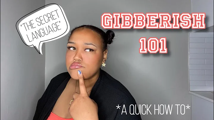 How to Speak Gibberish | The Secret Language