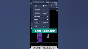 Use A Different Scale for X,Y & Z in AutoCAD @autocad