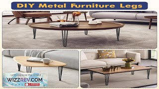 Garvee 34 Hairpin Table Legs Set Of 4 Furniture Legs With Rubber