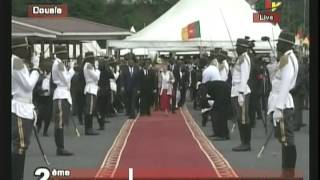 President BIYA lays the foundation stone of the second bridge on the Wouri river