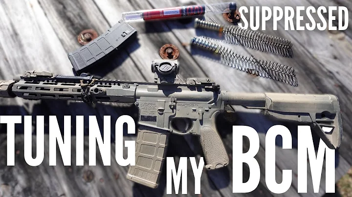 Tuning My 11.5" BCM SBR for Suppressed Perfection: H2 Buffer & SprinCo Blue