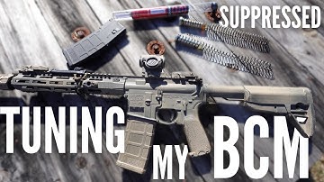 Tuning My 11.5" BCM SBR for Suppressed Perfection: H2 Buffer & SprinCo Blue