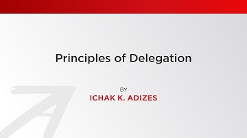 Principles of Delegation