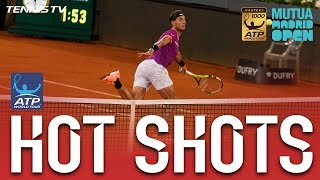 Hot Shot: Nadal Goffin Deliver Four Hot Shots In One Game At Madrid 2017