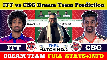 ITT vs CSG Dream11 Prediction|ITT vs CSG Dream11|ITT vs CSG Dream11 Team Prediction|
