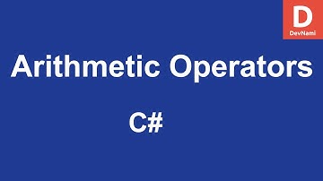 C# Arithmetic Operators