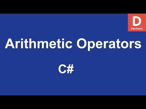 C# Arithmetic Operators