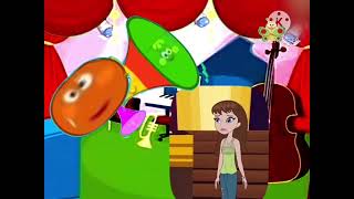 BabyTV Mitch Match Teacher Michelle in a music room playing piano