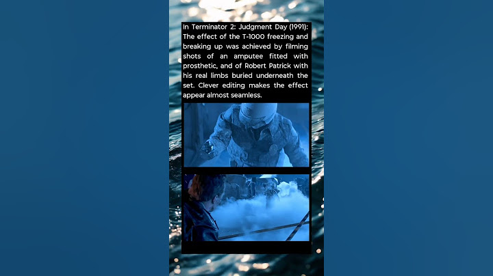 In Terminator 2(1991) : The Genius Practical Effects Behind T2’s Most Iconic Scene