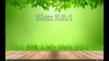 Slax 9.9.1 - Exploring a beautiful implementation of Fluxbox WM.