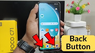 Poco C71 Back Button Settings // Poco C71 Back Button Change // Poco C71 // Navigation key change
