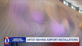 Meet the artist who created the centerpiece for the new SLC airport