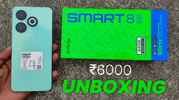 infinix Smart 8 HD Unboxing And first
