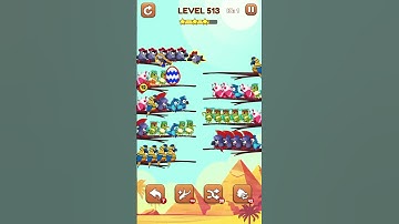 Bird Sort 2: Color Puzzle Level 513 #games #gaming #gameplay
