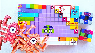 Looking for Numberblocks NEW 200 60 Puzzle Tetris Shape, ASMR Satisfying video