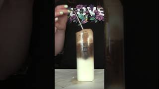 Viral whipped dalgona coffee with milk #shorts #asmr #rafaello #coffeelover