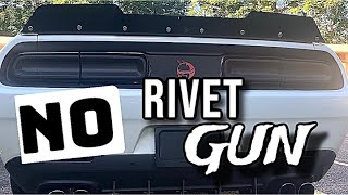 Diy Wicker-Bill Install On Challenger - No Rivet Gun