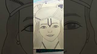 "A simple sketch, a heart full of devotion. 💙🦚🙏" #art #shorts #myartistlife #artist